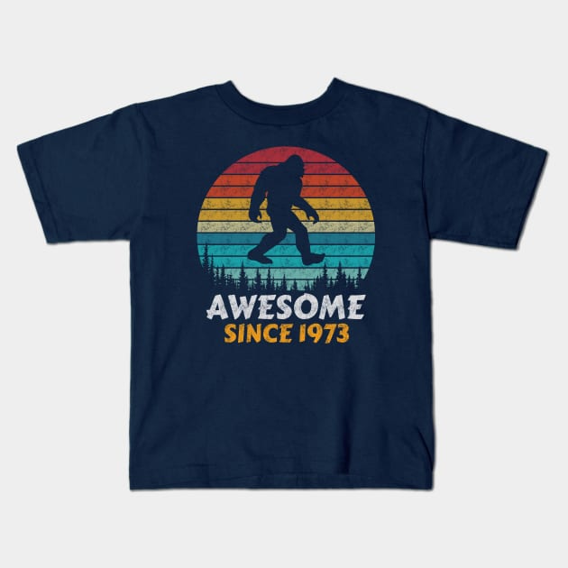 Awesome Since 1973 Kids T-Shirt by AdultSh*t